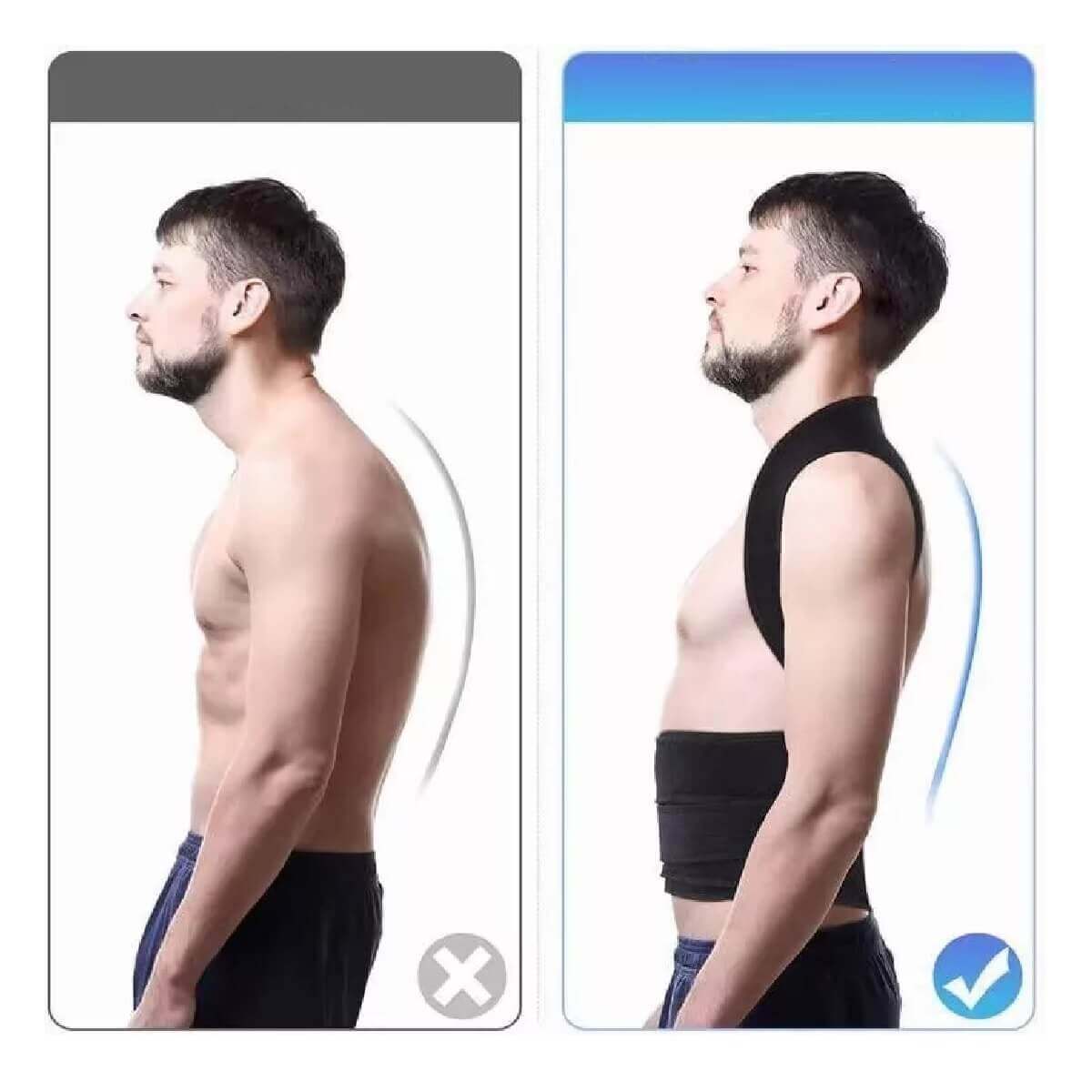 Antes y después de usar el corrector