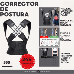Corrector de Postura Espalda Firme